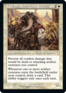Losheel, Clockwork Scholar (Retro Frame) (73) (Commander: The Brothers' War)