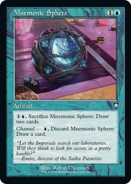 Mnemonic Sphere (Retro Frame) (88) (Commander: The Brothers' War)