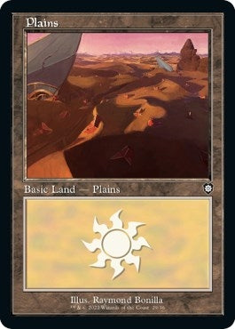 Plains (29) (Retro Frame) (29) (Commander: The Brothers' War)