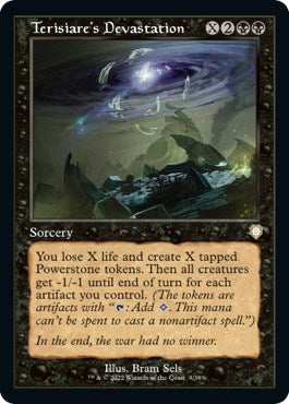 Terisiare's Devastation (Retro Frame) (9) (Commander: The Brothers' War)