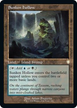 Sunken Hollow (Retro Frame) (204) (Commander: The Brothers' War)