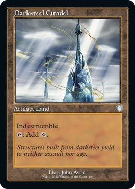 Darksteel Citadel (Retro Frame) (180) (Commander: The Brothers' War)