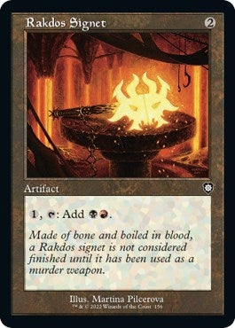 Rakdos Signet (Retro Frame) (156) (Commander: The Brothers' War)