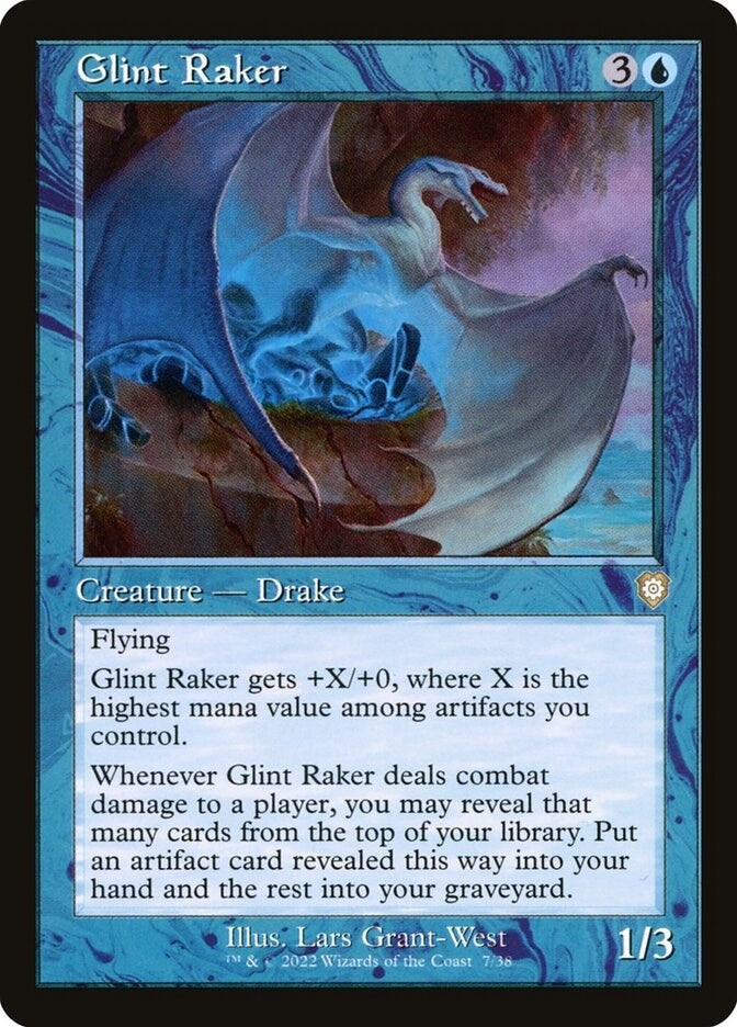 Glint Raker (Retro Frame) (7) (Commander: The Brothers' War)