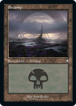 Swamp (33) (Retro Frame) (33) (Commander: The Brothers' War)