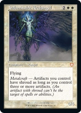 Indomitable Archangel (Retro Frame) (72) (Commander: The Brothers' War)