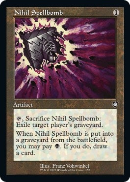 Nihil Spellbomb (Retro Frame) (152) (Commander: The Brothers' War)