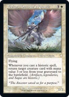 Teshar, Ancestor's Apostle (Retro Frame) (77) (Commander: The Brothers' War)