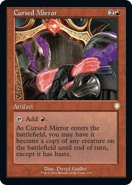 Cursed Mirror (Retro Frame) (115) (Commander: The Brothers' War)