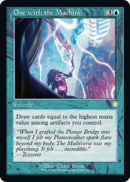 One with the Machine (Retro Frame) (90) (Commander: The Brothers' War)