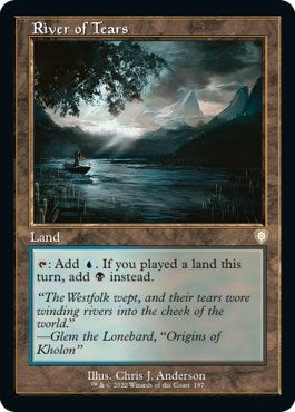 River of Tears (Retro Frame) (197) (Commander: The Brothers' War)