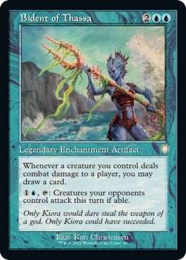 Bident of Thassa (Retro Frame) (80) (Commander: The Brothers' War)