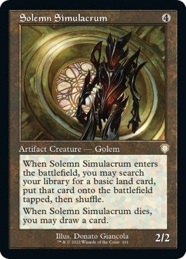 Solemn Simulacrum (Retro Frame) (161) (Commander: The Brothers' War)