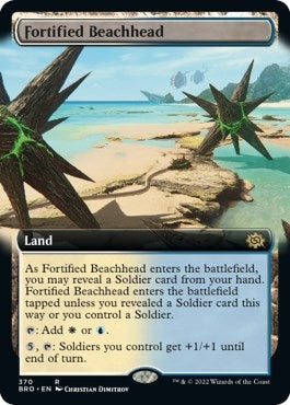 Fortified Beachhead (Extended Art) (370) (The Brothers' War)