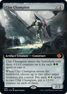 Clay Champion (Extended Art) (362) (The Brothers' War)