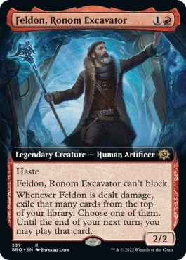 Feldon, Ronom Excavator (Extended Art) (337) (The Brothers' War)