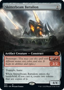 Skitterbeam Battalion (Extended Art) (343) (The Brothers' War)