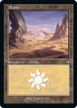 Plains (30) (Retro Frame) (30) (Commander: The Brothers' War)