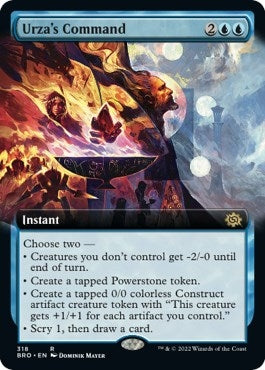 Image for Urza's Command (Extended Art) (318) - Magic: The Gathering