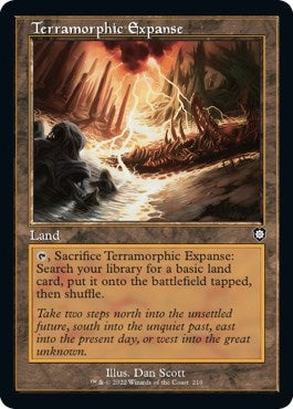 Terramorphic Expanse (Retro Frame) (210) (Commander: The Brothers' War)