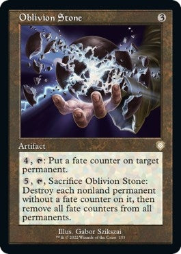 Oblivion Stone (Retro Frame) (153) (Commander: The Brothers' War)