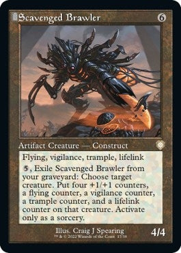 Scavenged Brawler (Retro Frame) (17) (Commander: The Brothers' War)