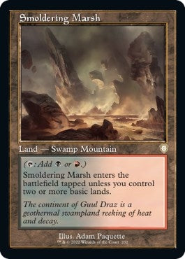 Smoldering Marsh (Retro Frame) (202) (Commander: The Brothers' War)