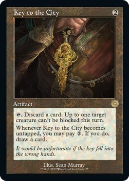 Key to the City (27) (The Brothers' War: Retro Frame Artifacts)