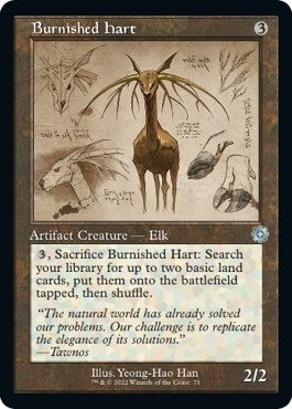Burnished Hart (Schematic) (71) (The Brothers' War: Retro Frame Artifacts)