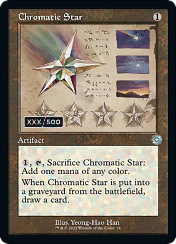 Chromatic Star (Schematic) (Serial Numbered) (74) (The Brothers' War: Retro Frame Artifacts)