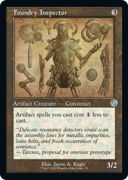 Foundry Inspector (Schematic) (79) (The Brothers' War: Retro Frame Artifacts)