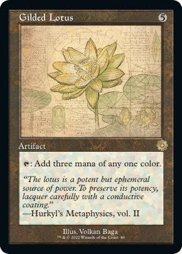 Gilded Lotus (Schematic) (80) (The Brothers' War: Retro Frame Artifacts)