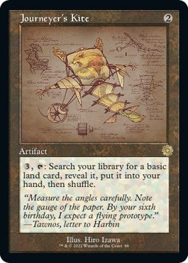 Journeyer's Kite (Schematic) (88) (The Brothers' War: Retro Frame Artifacts)