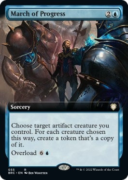 March of Progress (Extended Art) (55) (Commander: The Brothers' War)