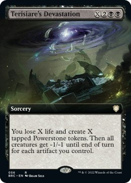 Terisiare's Devastation (Extended Art) (56) (Commander: The Brothers' War)