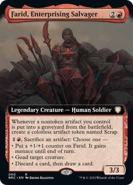 Farid, Enterprising Salvager (Extended Art) (60) (Commander: The Brothers' War)