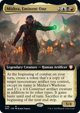 Mishra, Eminent One (Extended Art) (48) (Commander: The Brothers' War)