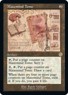 Mazemind Tome (Schematic) (93) (The Brothers' War: Retro Frame Artifacts)