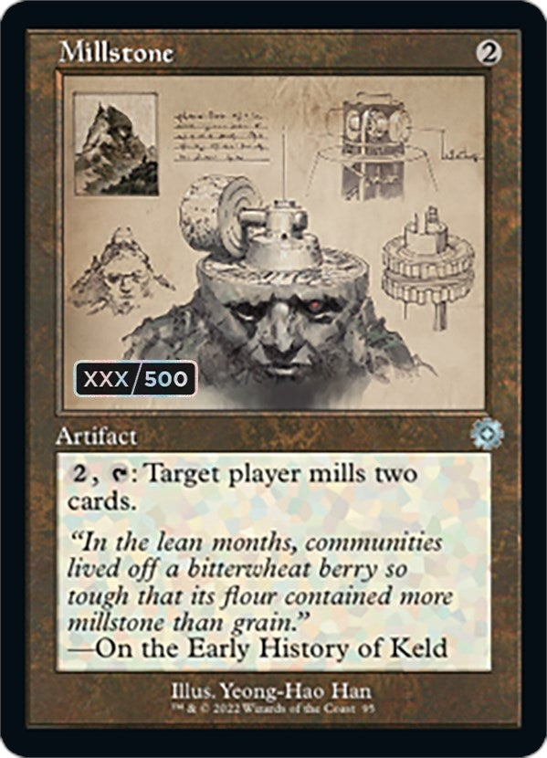 Millstone (Schematic) (Serial Numbered) (95) (The Brothers' War: Retro Frame Artifacts)