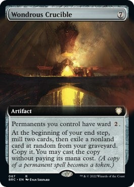 Wondrous Crucible (Extended Art) (67) (Commander: The Brothers' War)
