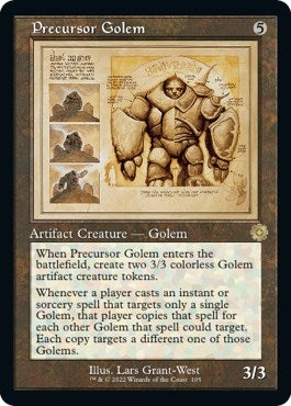 Precursor Golem (Schematic) (105) (The Brothers' War: Retro Frame Artifacts)