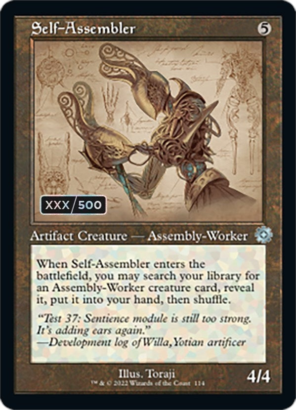 Self-Assembler (Schematic) (Serial Numbered) (114) (The Brothers' War: Retro Frame Artifacts)
