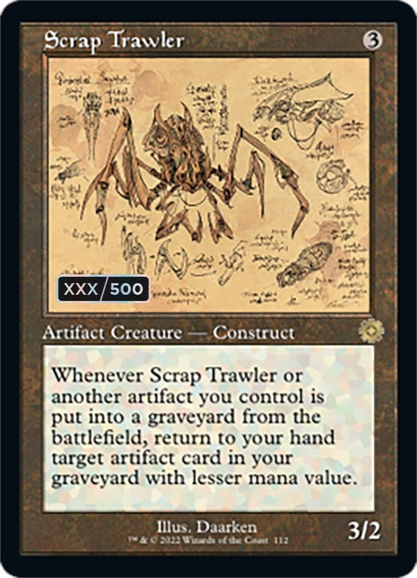 Scrap Trawler (Schematic) (Serial Numbered) (112) (The Brothers' War: Retro Frame Artifacts)