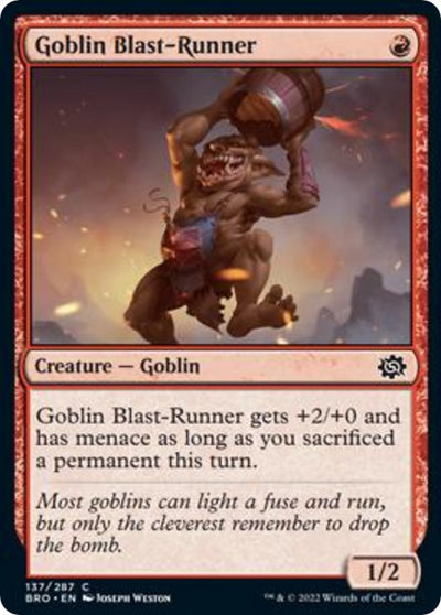 Goblin Blast-Runner (137) (The Brothers' War)