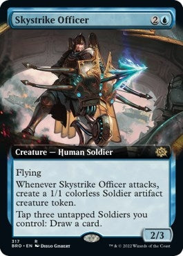Skystrike Officer (Extended Art) (317) (The Brothers' War)