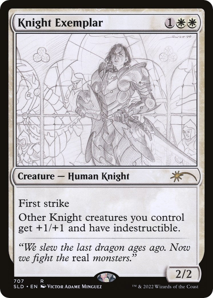Knight Exemplar (707) (707) (Secret Lair Drop Series)