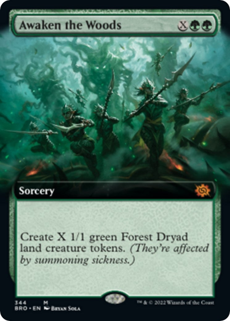 Awaken the Woods (Extended Art) (344) (The Brothers' War)