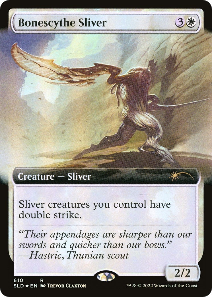 Bonescythe Sliver (Extended Art) (610) (Secret Lair Drop Series)