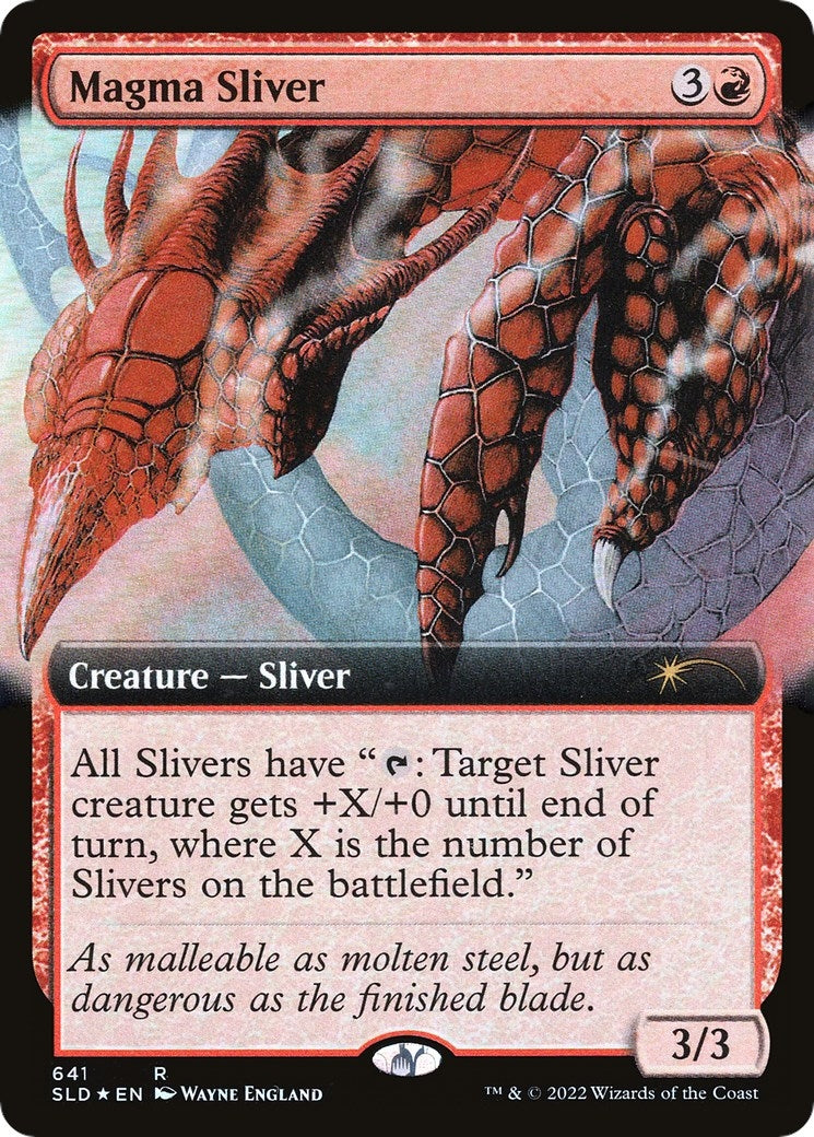 Magma Sliver (Extended Art) (641) (Secret Lair Drop Series)