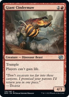 Giant Cindermaw (136) (The Brothers' War)